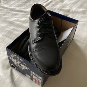 Dockers Gordon black leather dress shoe sz 9W